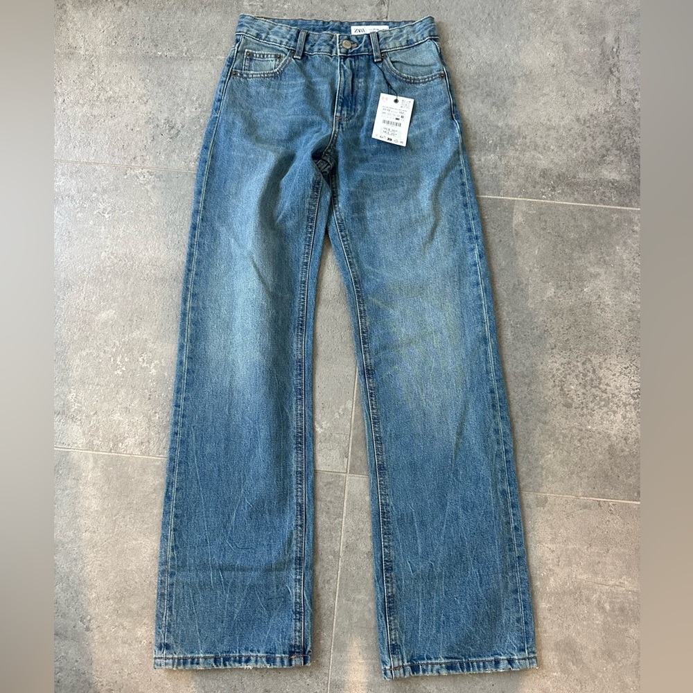 Zara Girls straight jeans 11-12